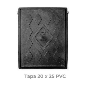Tapa 20 x 25 PVC